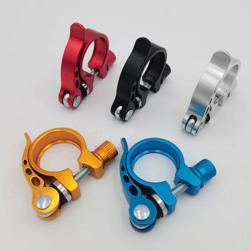 Commuter Bike Lock - Bike Seat Post Clamp 31.8/34.9mm Quick