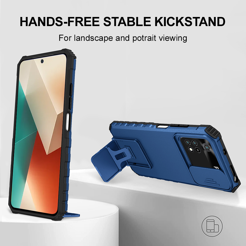 Kickstand Adjustable - Phone Case Shockproof For Xiaomi Poco