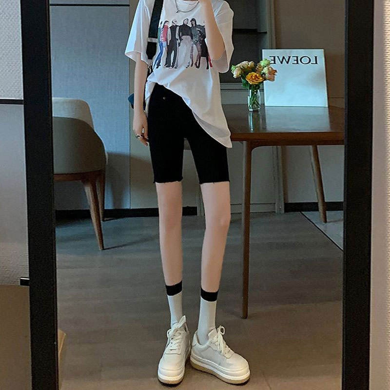 Black Denim Short Shorts Women - đánh giá và giá Cycling Shorts For Commute