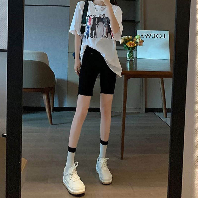 Black Denim Short Shorts Women - đánh giá và giá Cycling Shorts For Commute