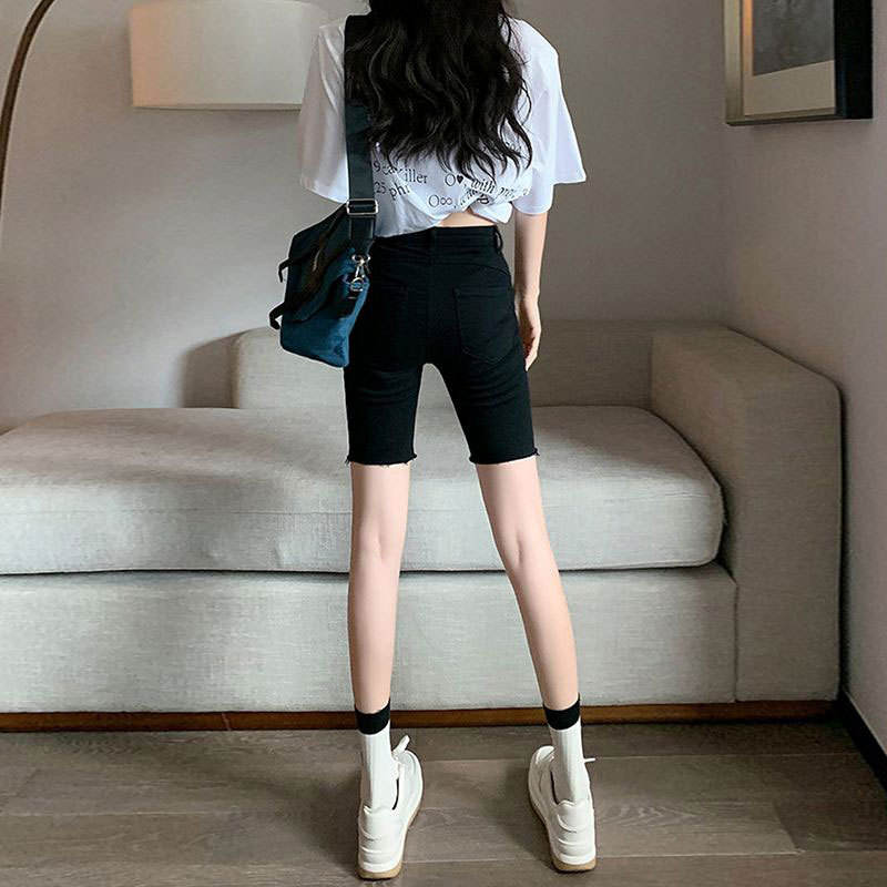 Black Denim Short Shorts Women - đánh giá và giá Cycling Shorts For Commute