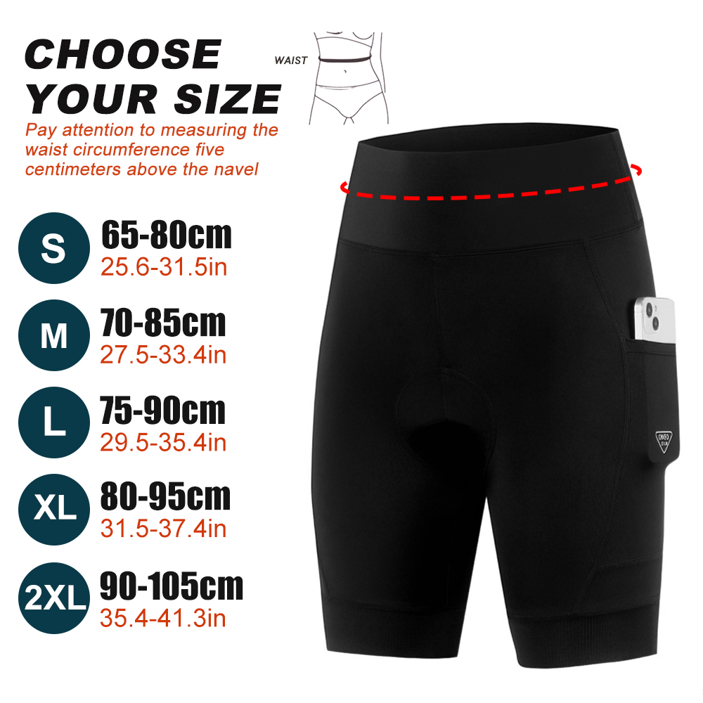 OZZOMM 1PC Women's 4D Padded B - đánh giá và giá Cycling Shorts For Commute