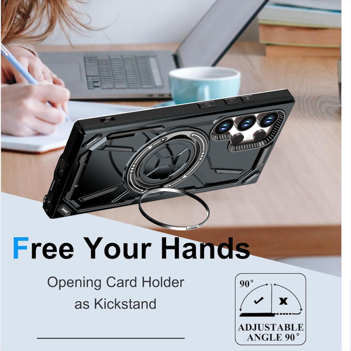 Phone Case for Samsung Galaxy  - đánh giá và giá Kickstand Adjustable