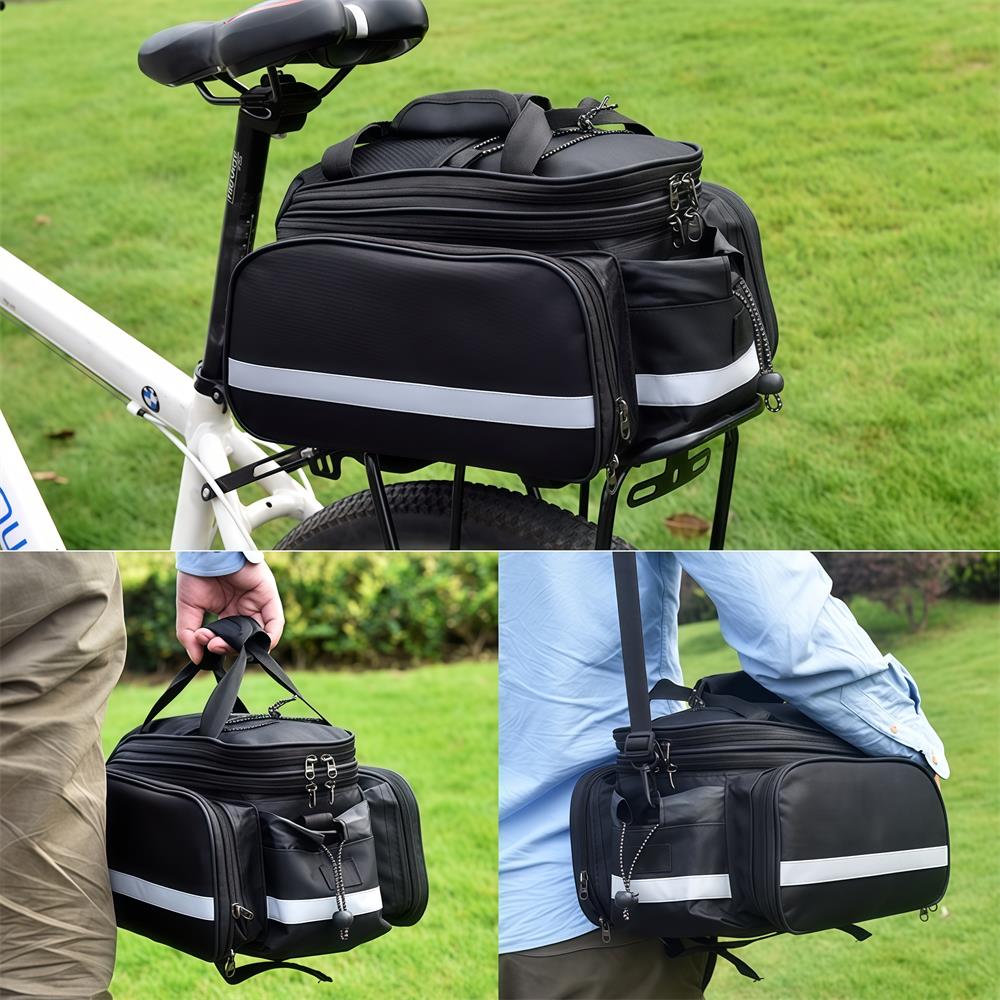 Bike Rear Rack Bag Bicycle Tru - đánh giá và giá Cycling Commute Rain