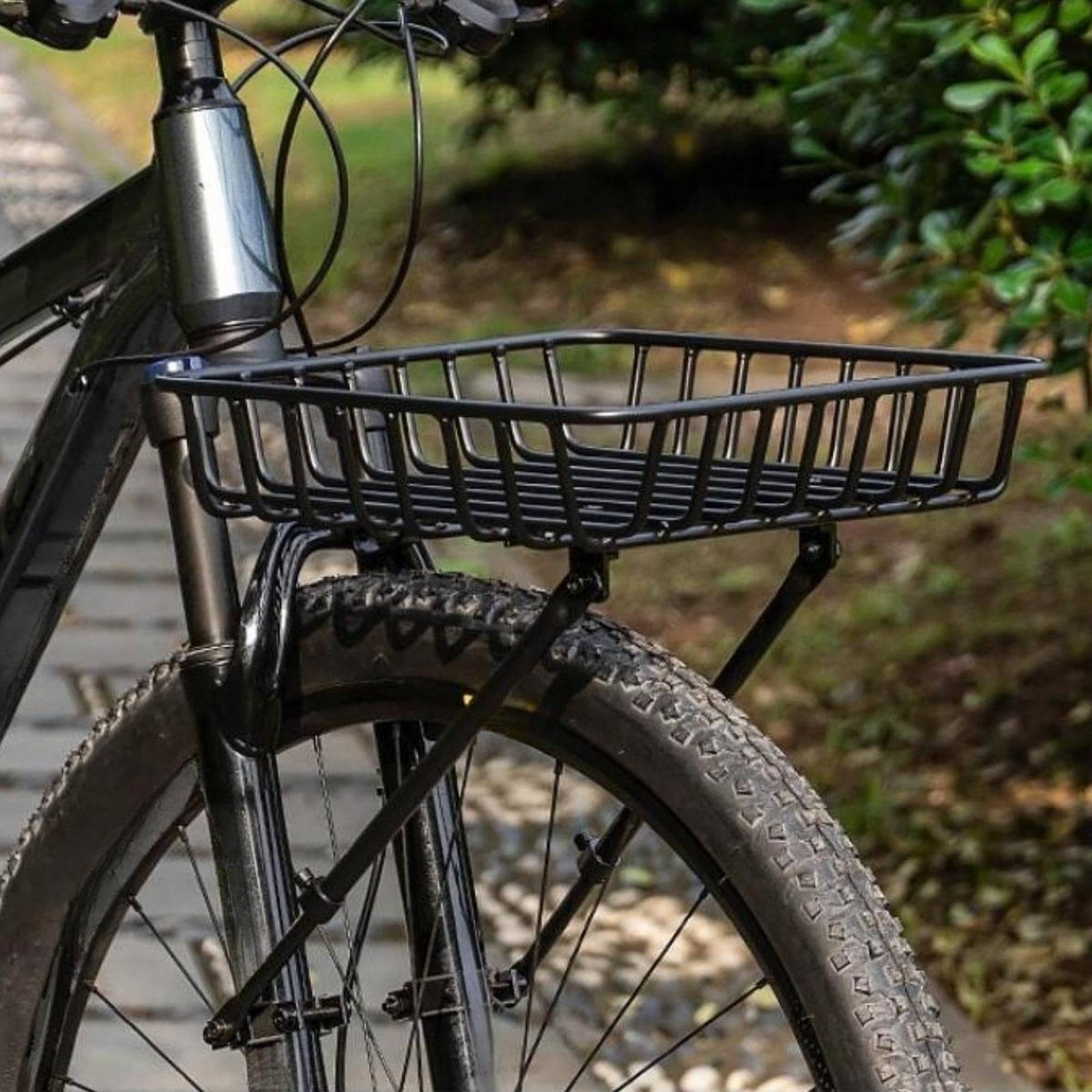 Aluminum Front Basket Lightwei - đánh giá và giá Commuter Cycling