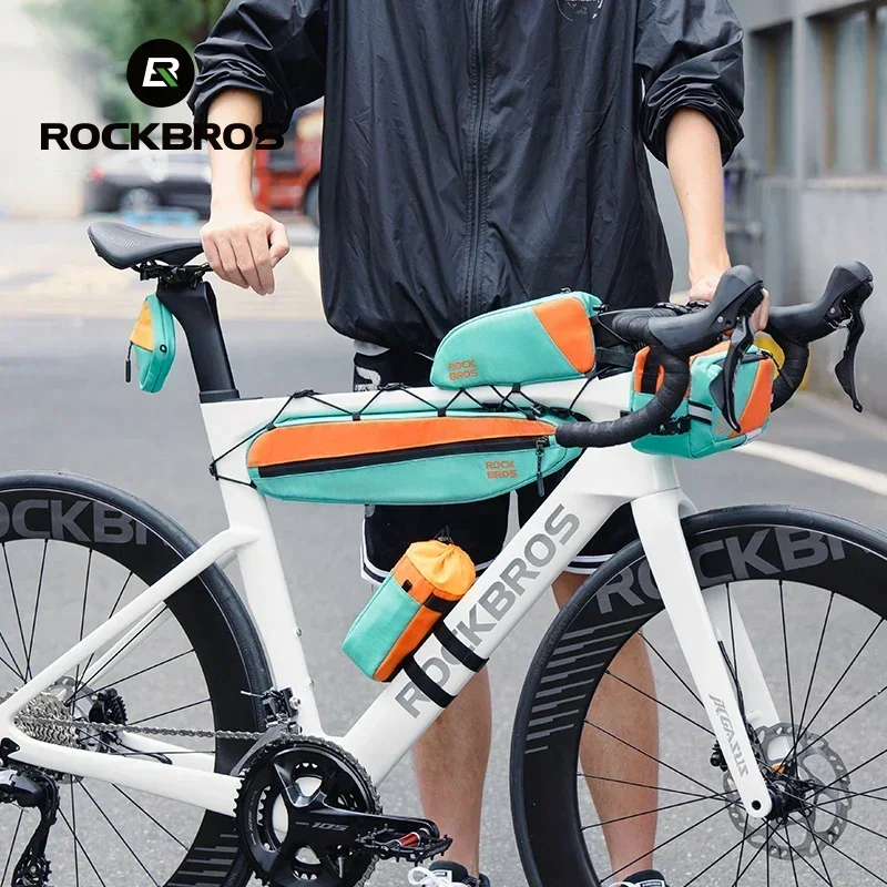 ROCKBROS Bike Bag Combo Polyes - đánh giá và giá Cycling Journey