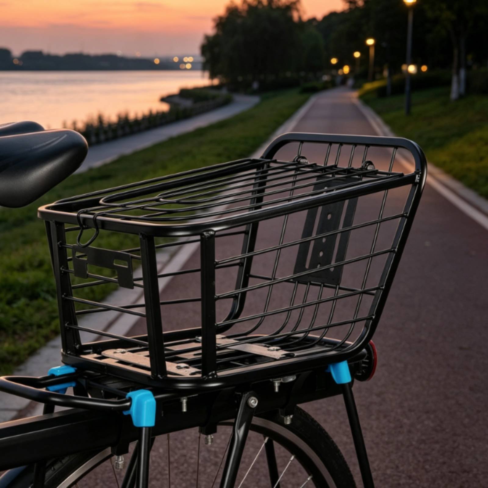 Folding Rear Bike Basket Folda - đánh giá và giá Cycling Commute Gear