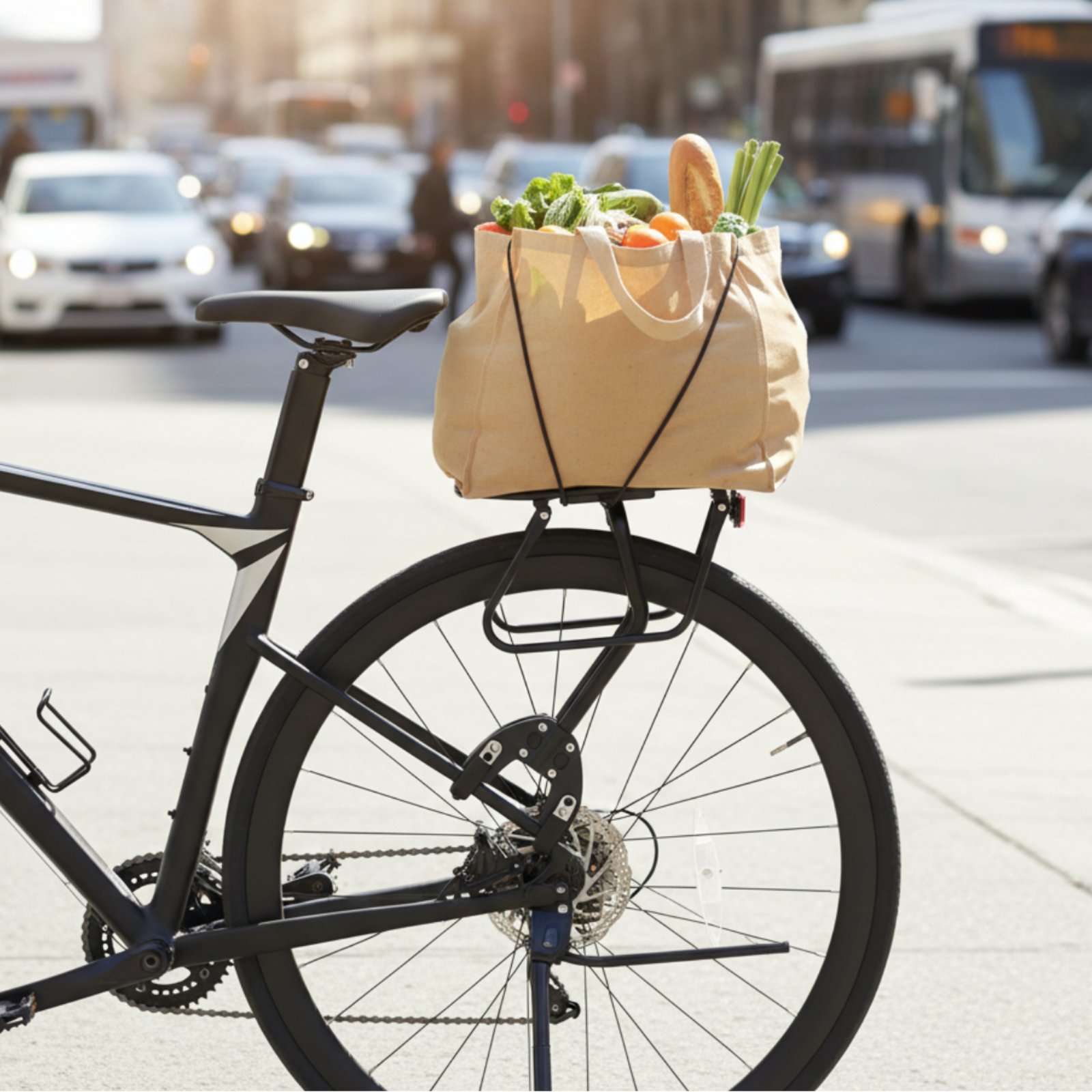 Cycle Rear Rack Lightweight Al - đánh giá và giá Commuter Cycling