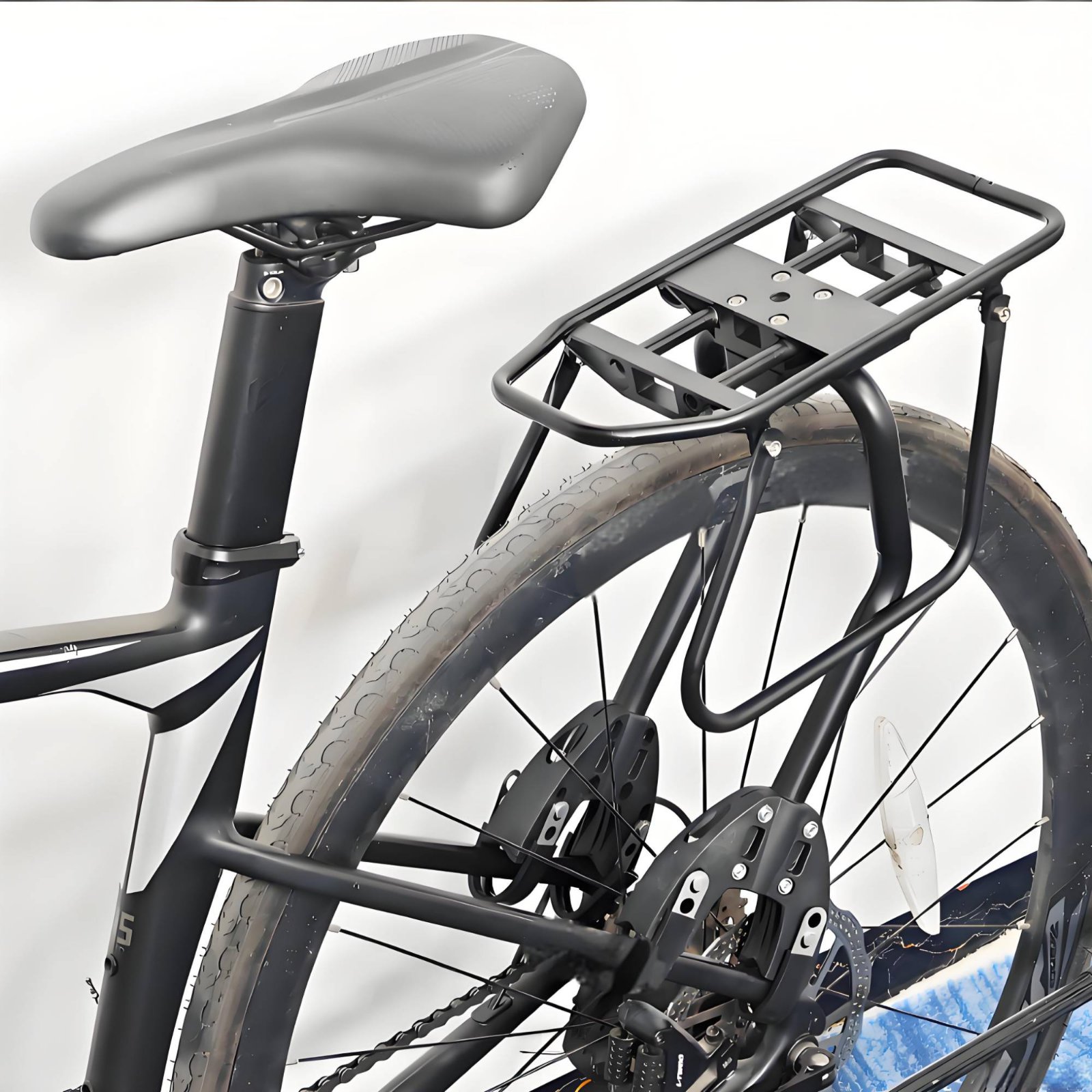 Cycle Rear Rack Lightweight Al - đánh giá và giá Commuter Cycling