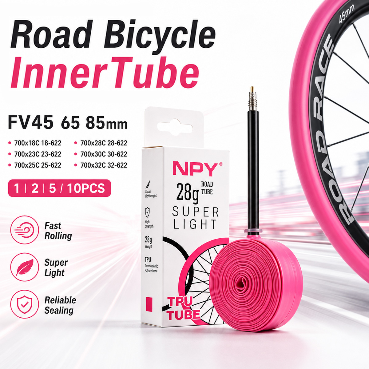 Road Bicycle Inner Tube Tire T - đánh giá và giá Cycling Commute Training