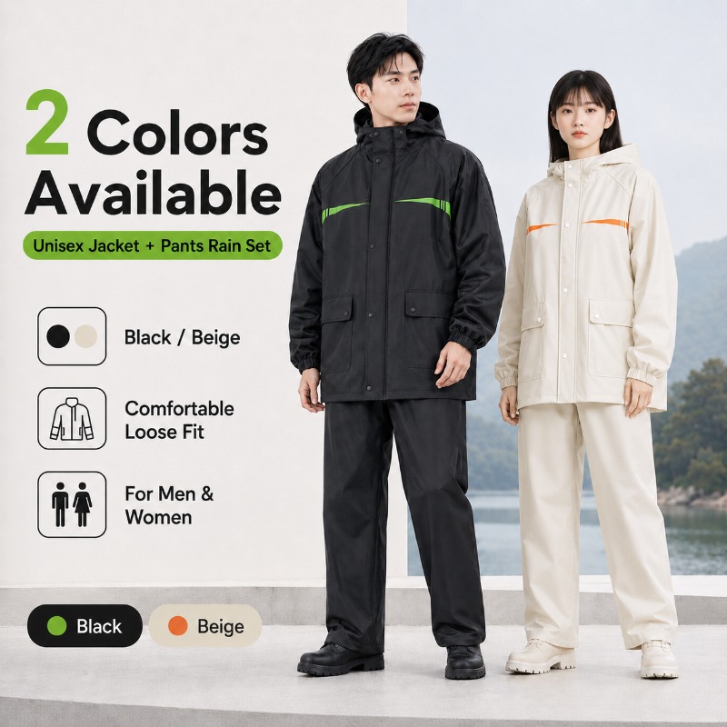Unisex 2-Piece Waterproof Cycl - đánh giá và giá Cycling Commute Rain