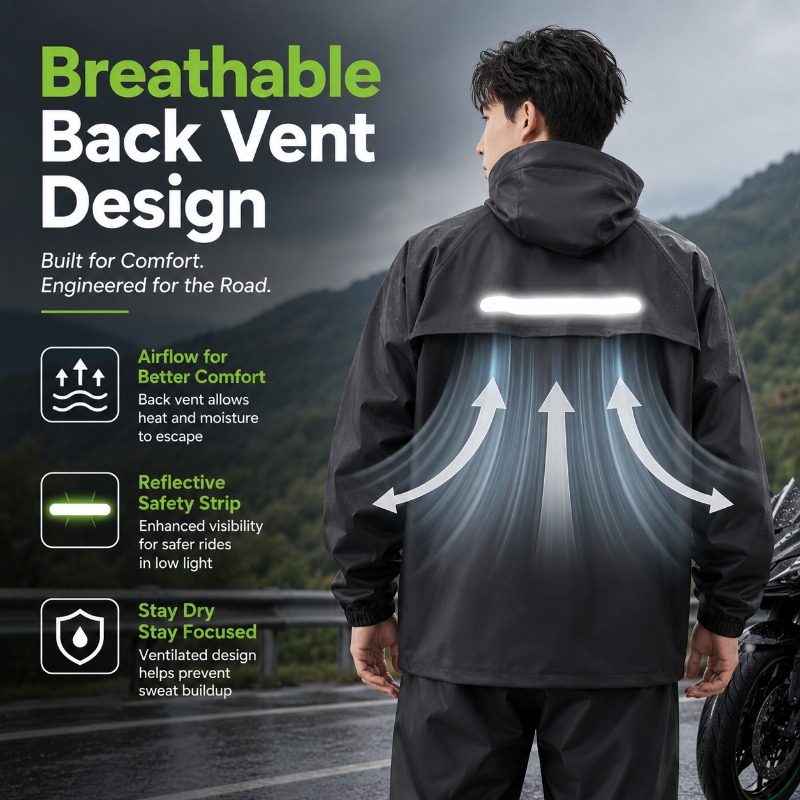 Unisex 2-Piece Waterproof Cycl - đánh giá và giá Cycling Commute Rain