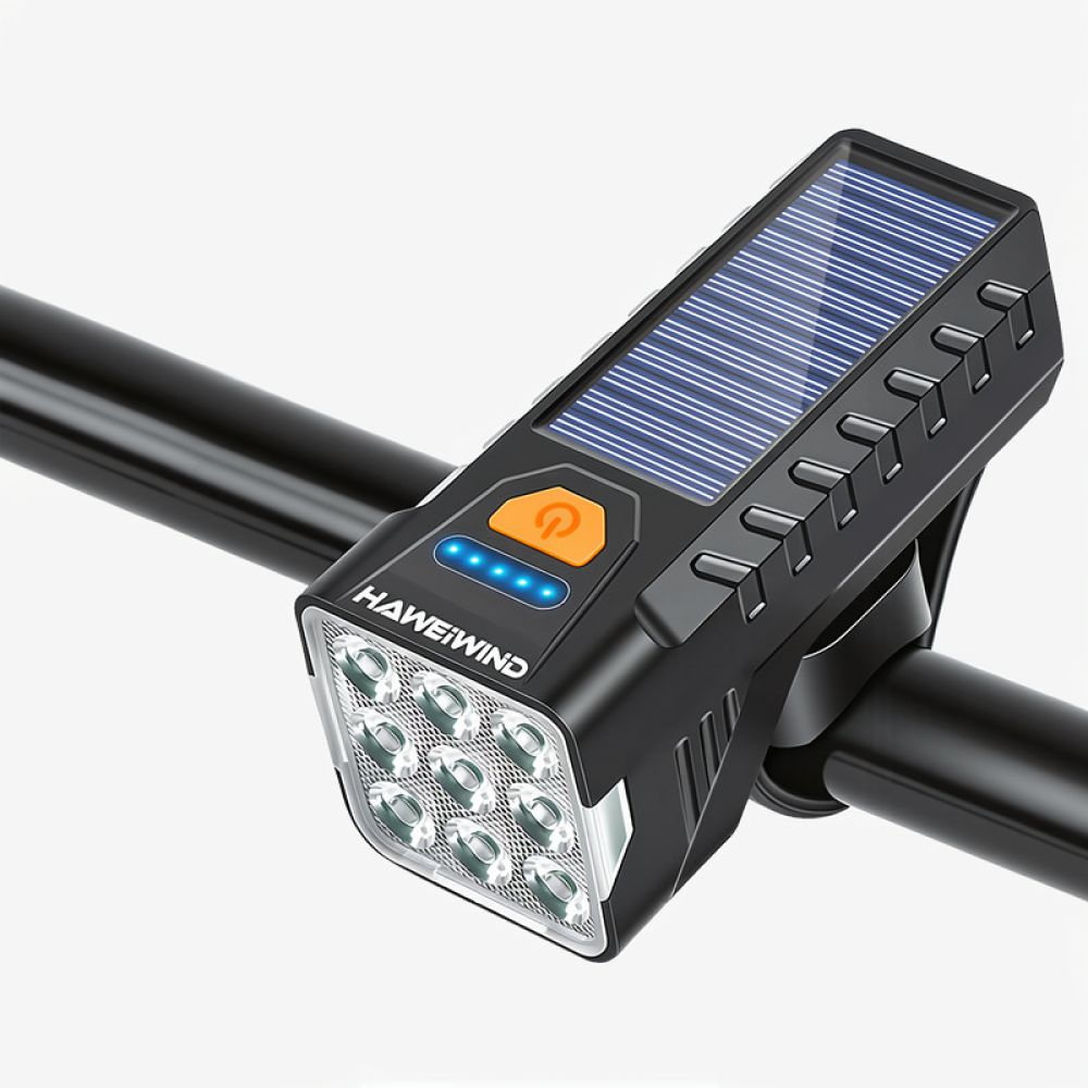 Solar Bicycle Headlight USB Re - đánh giá và giá Cycling Commute Gear