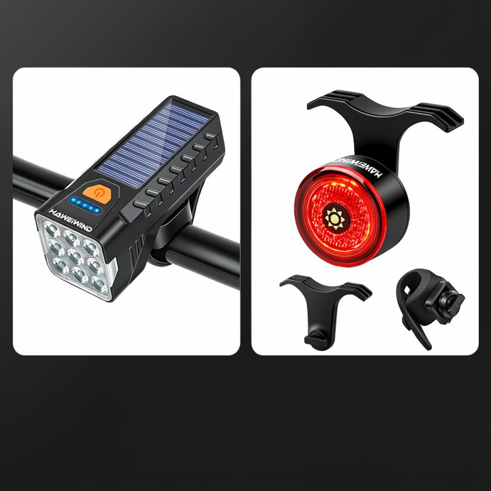 Solar Bicycle Headlight USB Re - đánh giá và giá Cycling Commute Gear